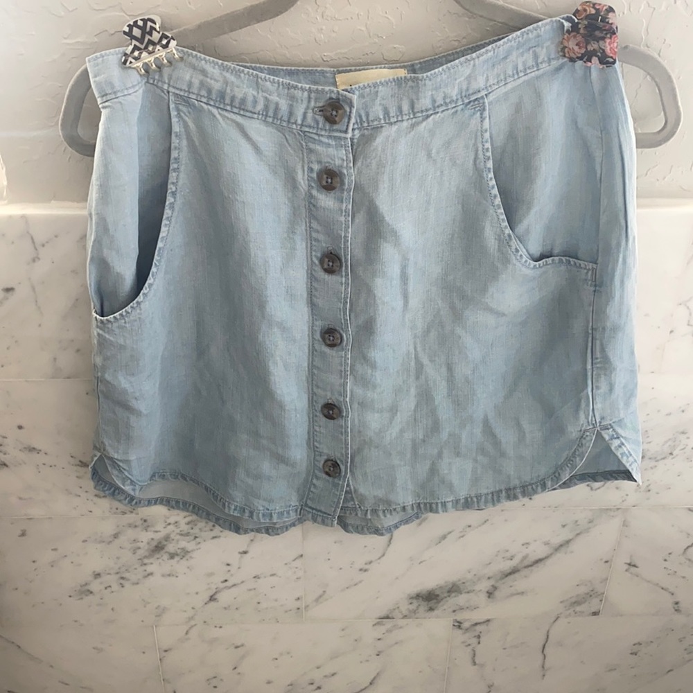 Cloth & stone skirt small jeans material